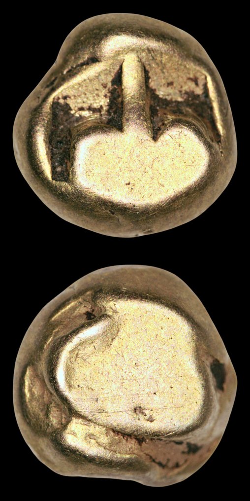 印度尼西亞. Kingdom of Sailendra (800-950) - Masa - (AU 0.61 gr) Mitchiner South 722-3 #2.1