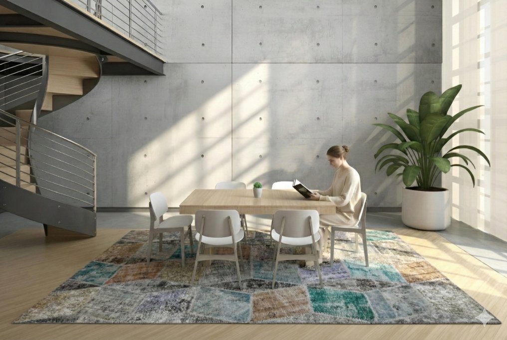 Patchwork Cube Art - Dywanik - 295 cm - 210 cm - z certyfikatem #4.3