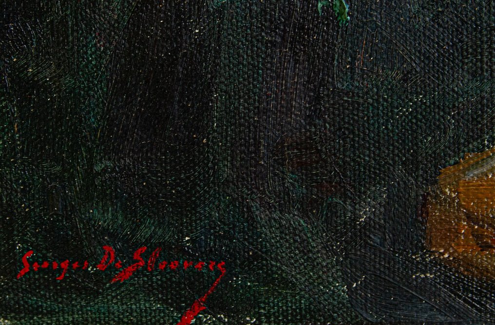 Georges De Sloovere, (1873-1970) - vase aux coquelicots #2.1