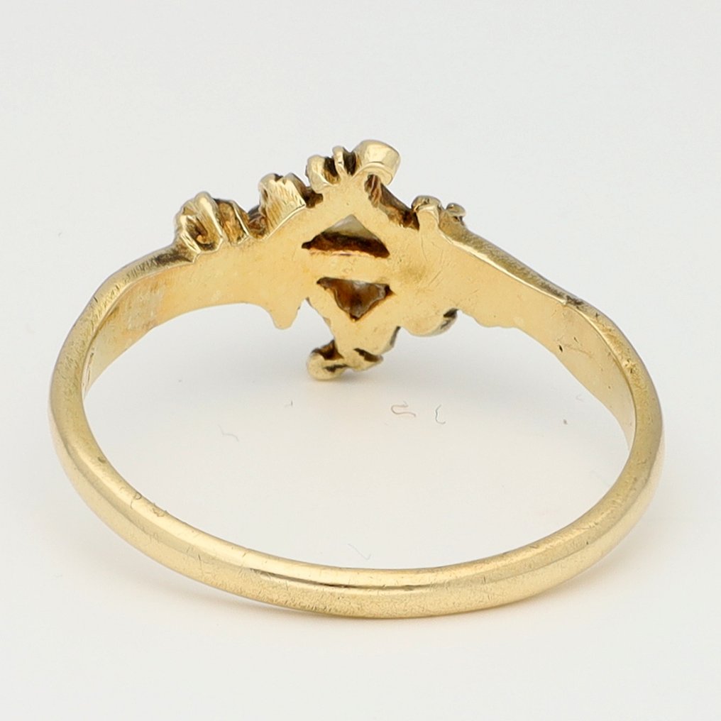 Ring - 18 kt. Yellow gold - Parel #3.2