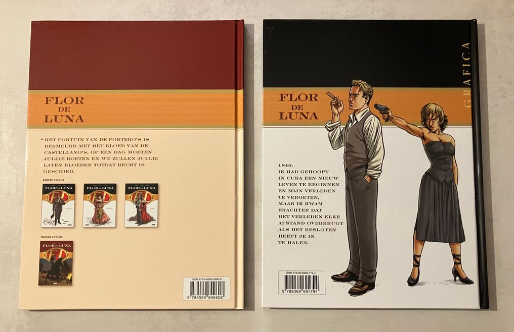 Flor De Luna - 1 t/m 5 - Complete reeks HC - 5 Album - Eerste druk - 2007/2014 #4.3