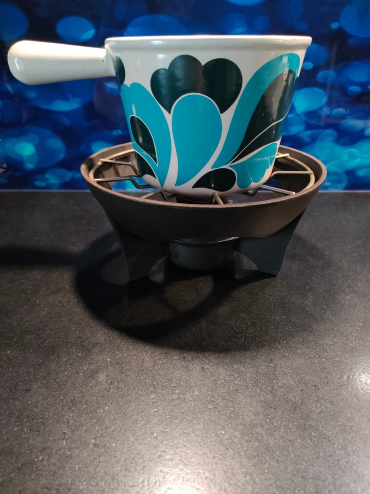 Le Creuset - Ταψί - Εικονική συσκευή για fondue για 6 άτομα, από υψηλής ποιότητας κεραμική επένδυση. #1.0