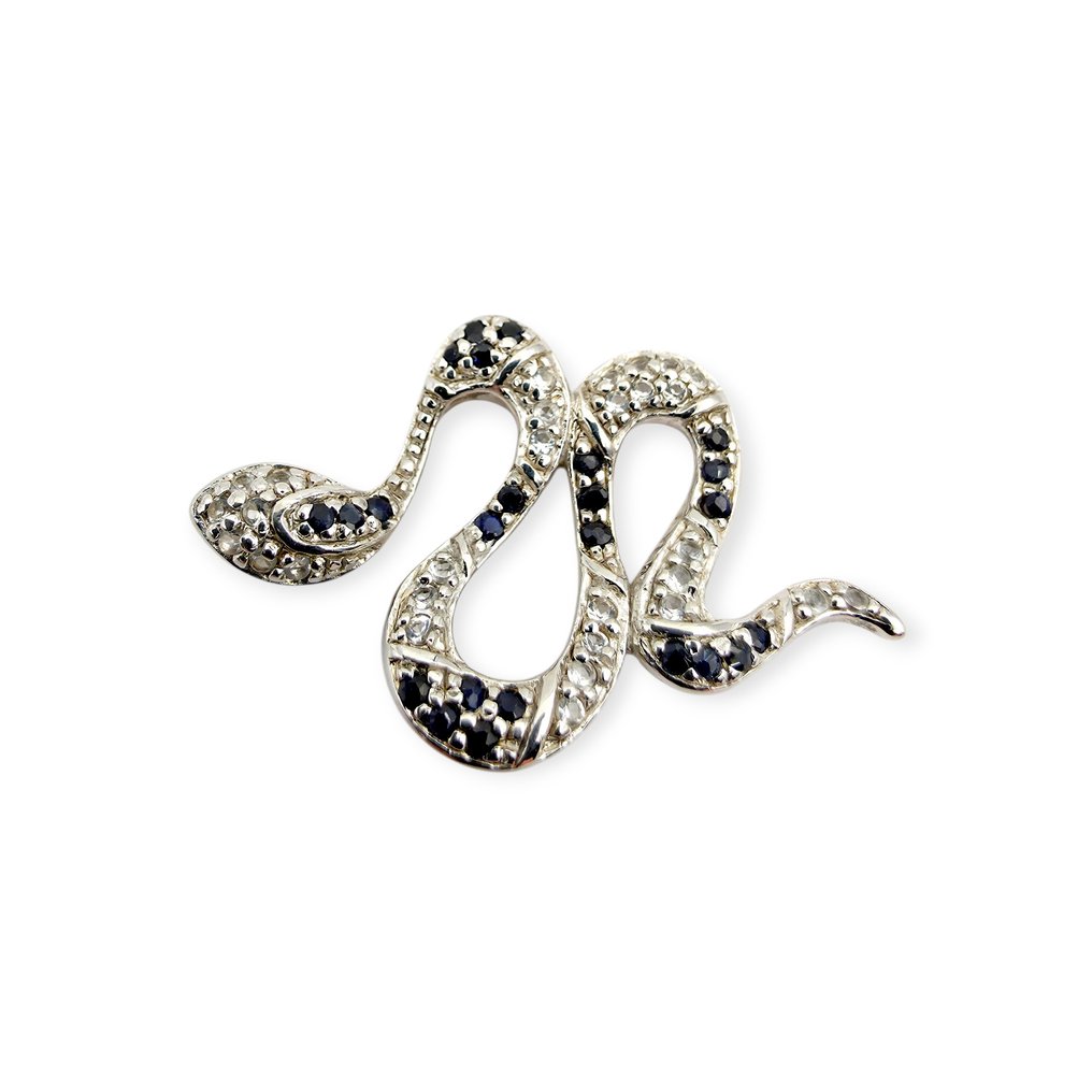 Sem preço de reserva - Pingente Prata - Sapphire (Certificado) #2.1