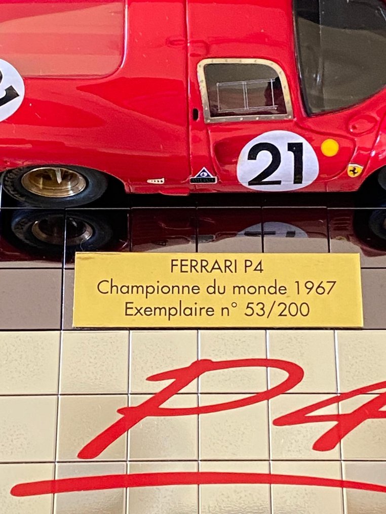 HECO 1:43 - Αυτοκίνητο μοντελισμού - Ferrari P 4 1967 - Περιορισμένης έκδοσης μόνο 200 αντίτυπα #2.1