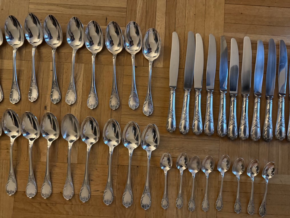 Christofle - Servizio di posate (63) - Marly - Placcato argento #4.3