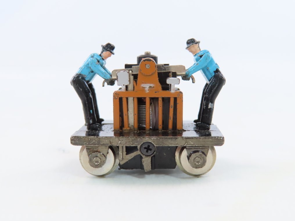 Bachmann H0 - 1320 - Model train (1) - Gandy Dancer, pomp wagen (draisine) operated by two men. #1.0