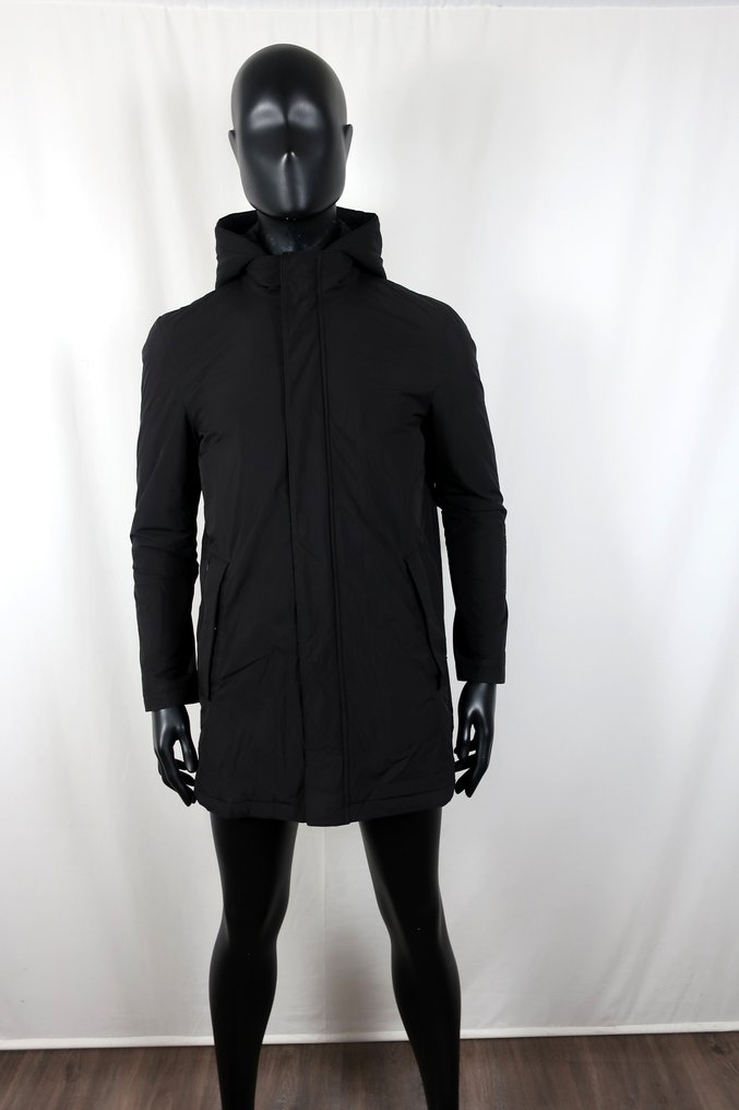 Corneliani - New collection - Double layered Coat Black edition - Frakke #4.3
