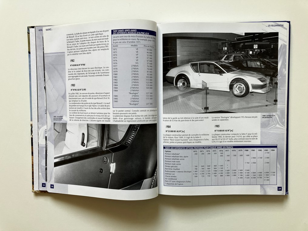 (FR) ALPINE-RENAULT A310 books - 2004 #4.3