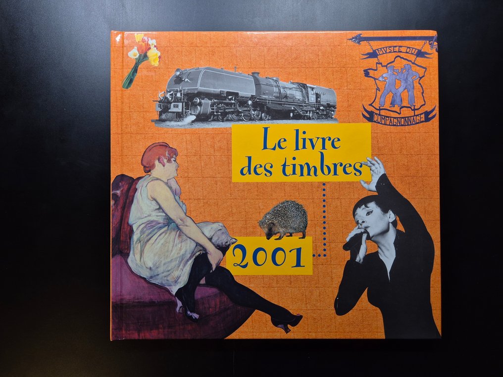 法國 2001 - 带其盒子的邮票册，包含邮票块和全新邮票。品质非常好。 - Yvert #2.1