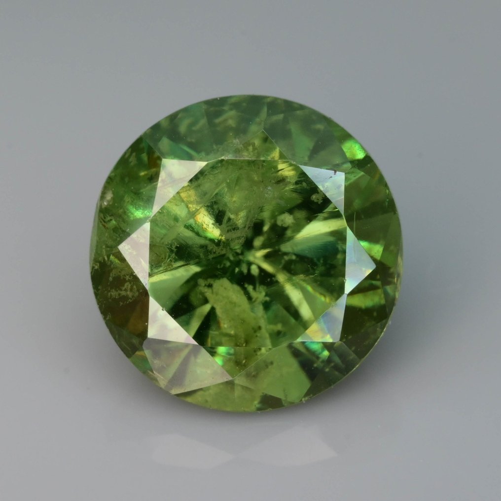 没有保留价 绿色 翠榴石  - 3.23 ct - 国际有色宝石协会（ICA GemLab） - 使用马尾草 #4.3