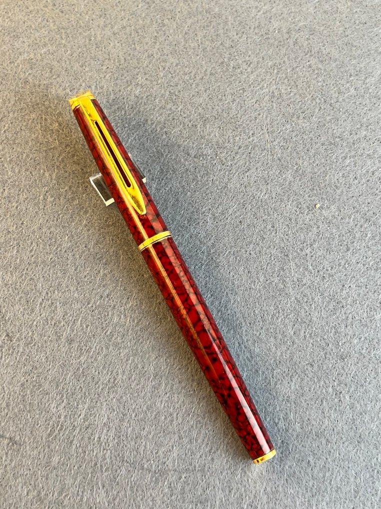 Waterman - Waterman Expert in red marbled resin - Nincs minimálár - Töltőtoll #1.0