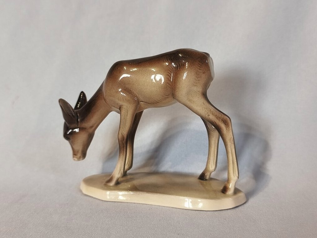 Hertwig Katzhütte, Turyngia - 1950 - Statuette - Sarna - Porcelæn #2.1