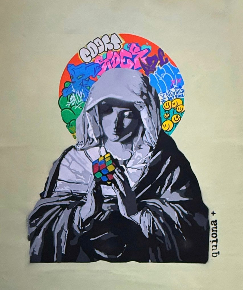 Quiona+ (1987) - ‘The Virgin with the Rubik’s Cube’ (No Reserve Price) #2.1