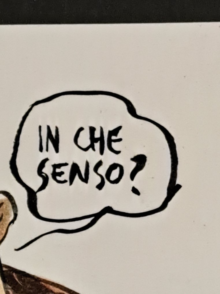 Gipi - 1 Original colour drawing - In che Senso? #4.3