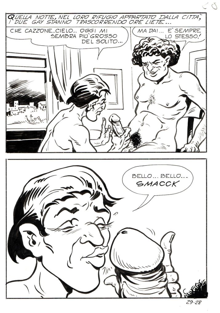 Angiolini, Sandro - 6 Original page - La Poliziotta #29 - "L'Ufo stupratore" - 1982 #3.2