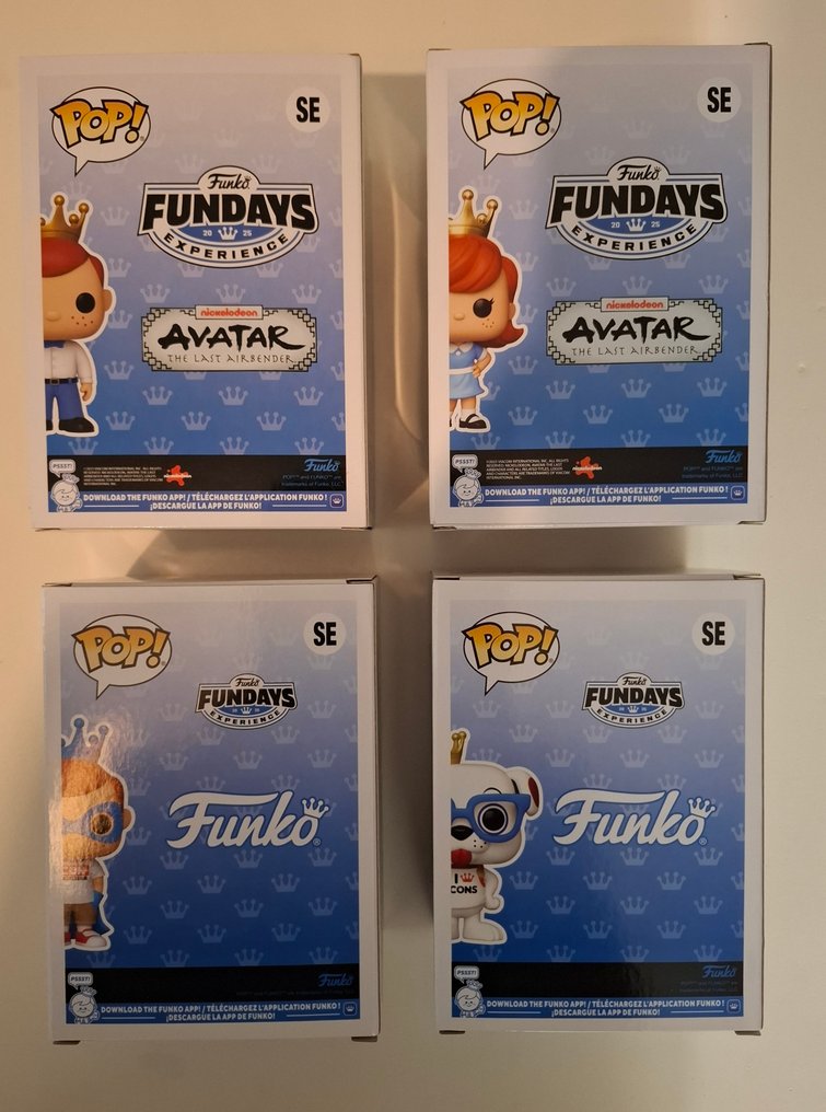 Funko  - Funko Pop Freddy Funko as Zuko; Franny Funko as Azula; Freddy Funko (blue mask); Proto the Dog - Portogallo #2.1