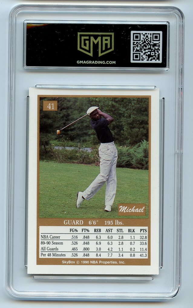 Skybox Lot - 1990 GMA 8.5 & 1991 Michael Jordan vs Magic Johnson GMA 8.5 Michael Jordan - 2 Card - Near Mint (NM) #2.1