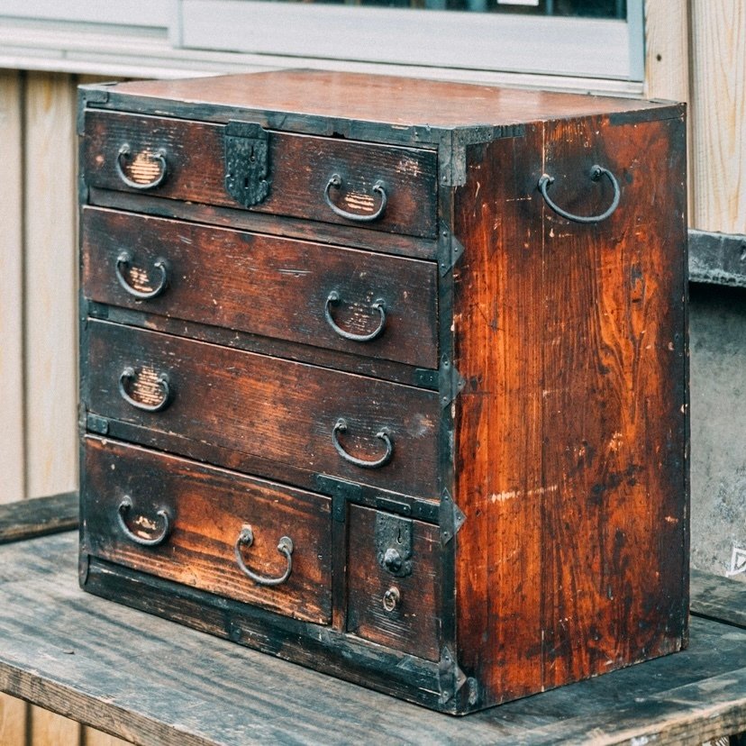 日式储物箱（Tansu风格） - 木 - 日本 - 明治時期（1868-1912） #3.2
