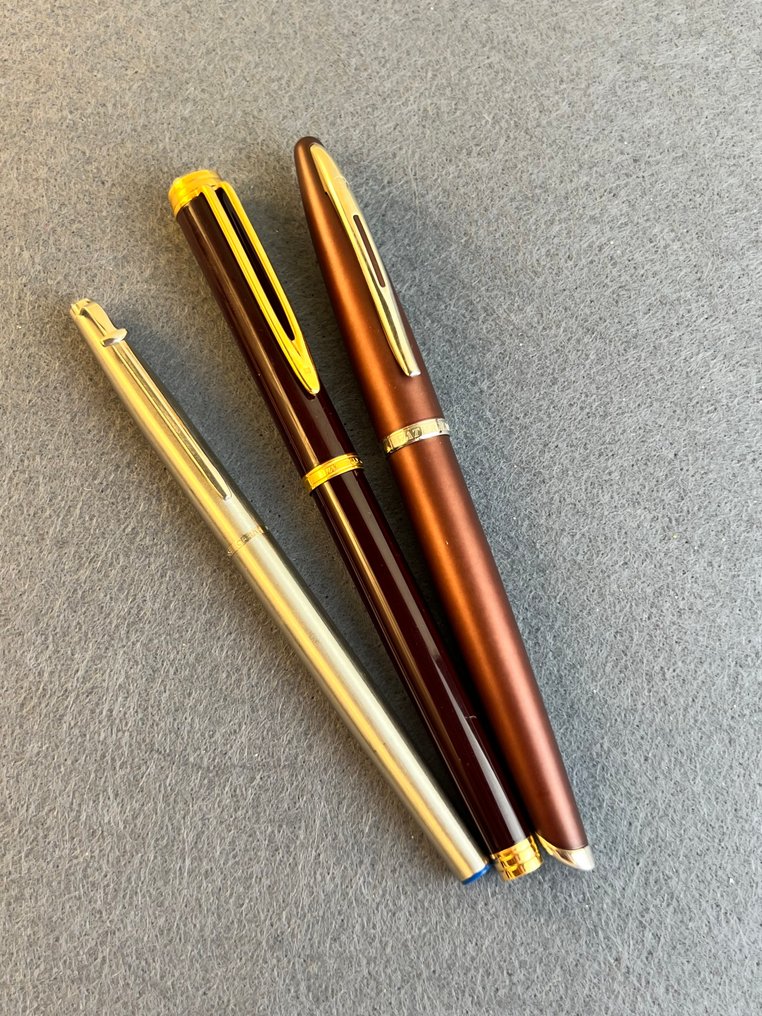 Lot of 3 Rollerball- CdA e Waterman - 沒有保留價 - 自來水筆 #4.3