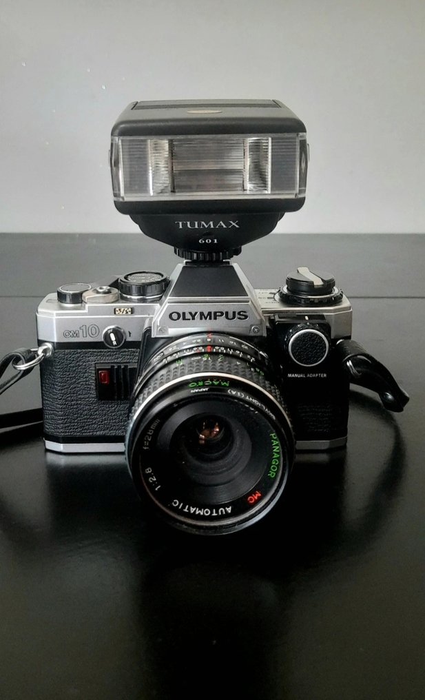 Olympus OM10 + Panagor 2,8/28mm + flash | Egylencsés reflex fényképezőgép (SLR) #1.0