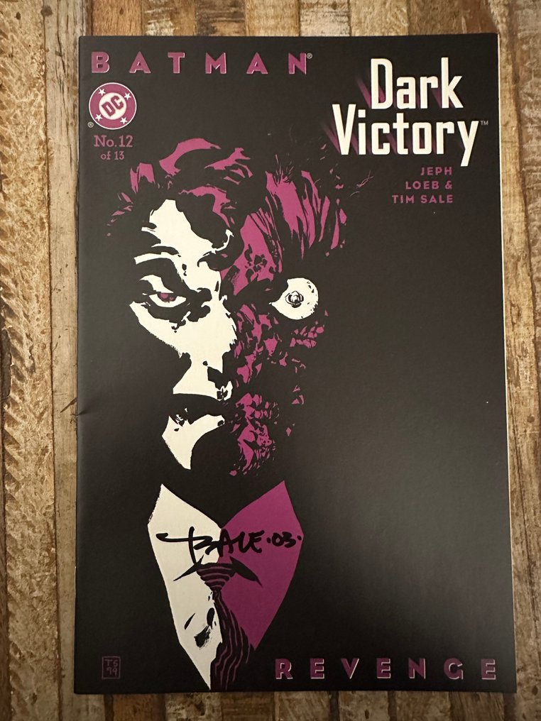 Batman : Dark Victory #12 - Signed by Tim Sale-NO RESERVE - 1 Comic - First edition #1.0