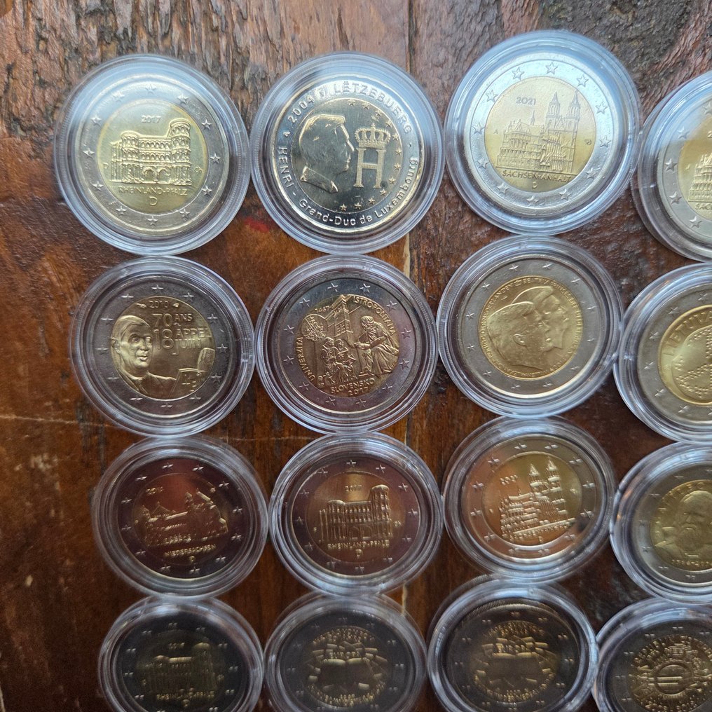 Europa. 2 Euro Various Years (74 stuks) (Zonder minimumprijs) #1.0