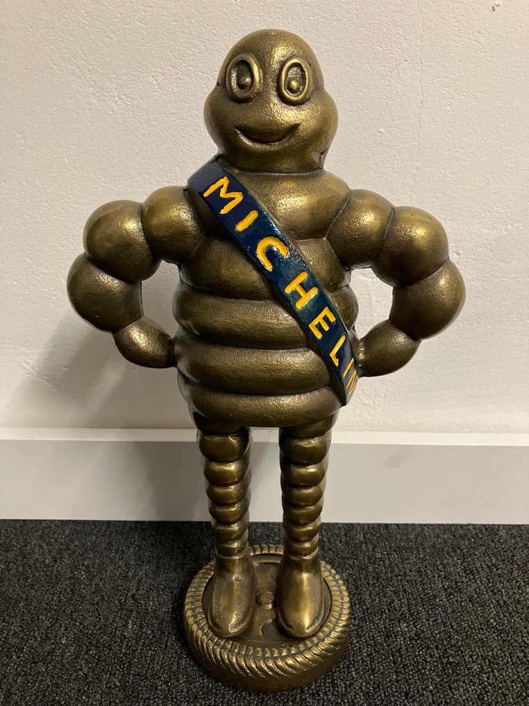 Michelin - 雕塑, Bibendum (Gouden editie) - 37 cm - 铝 #1.0