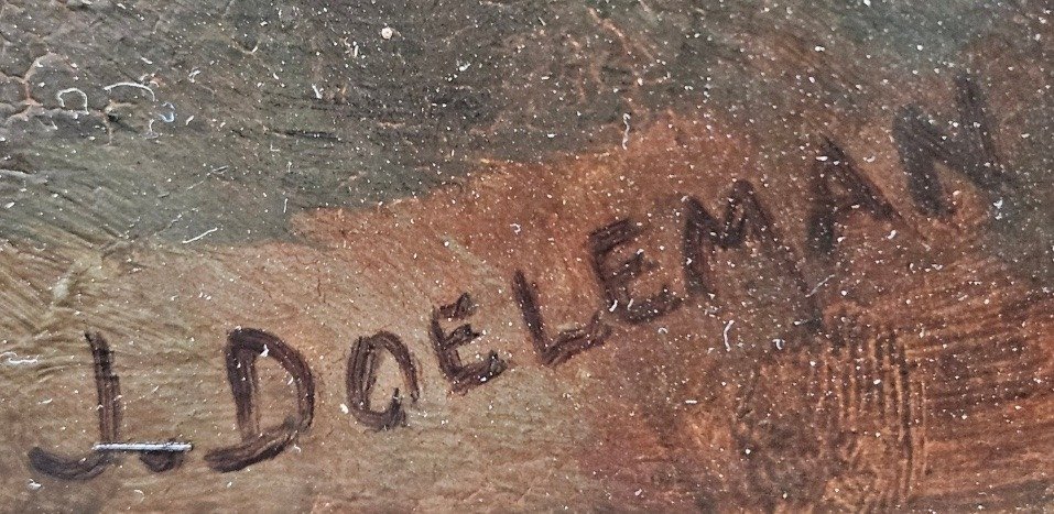 J.Doeleman  (XX) - Schitterend impressionistisch landschap #2.1