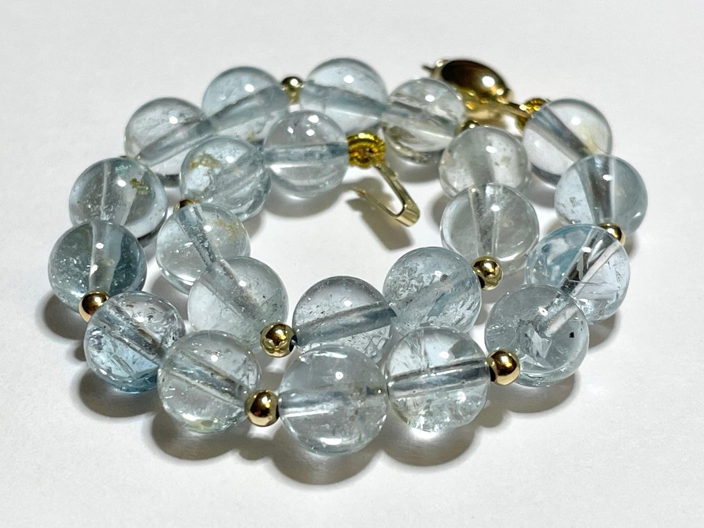 18 克拉（750）黄金 - 71.59 克拉蓝色黄玉 - 手镯 #2.1