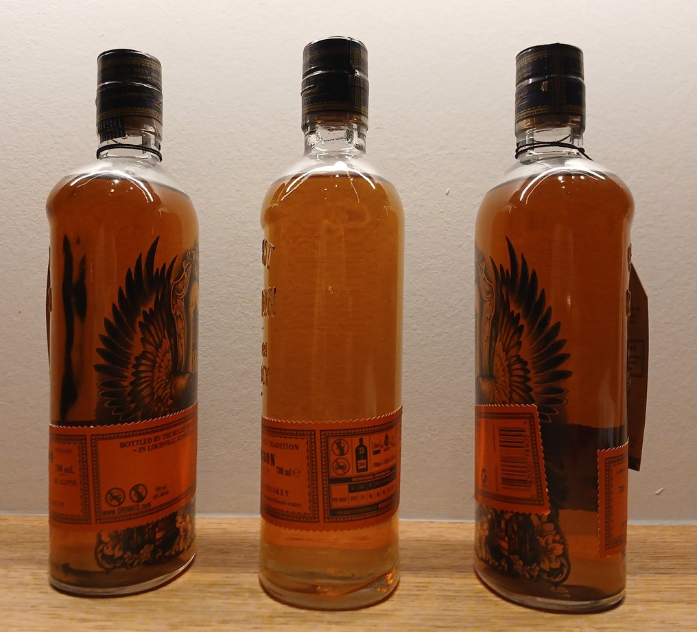 Bulleit Bourbon - Frontier & Frontier Tattoo Edition  - 70cl - 3 bottles #4.3