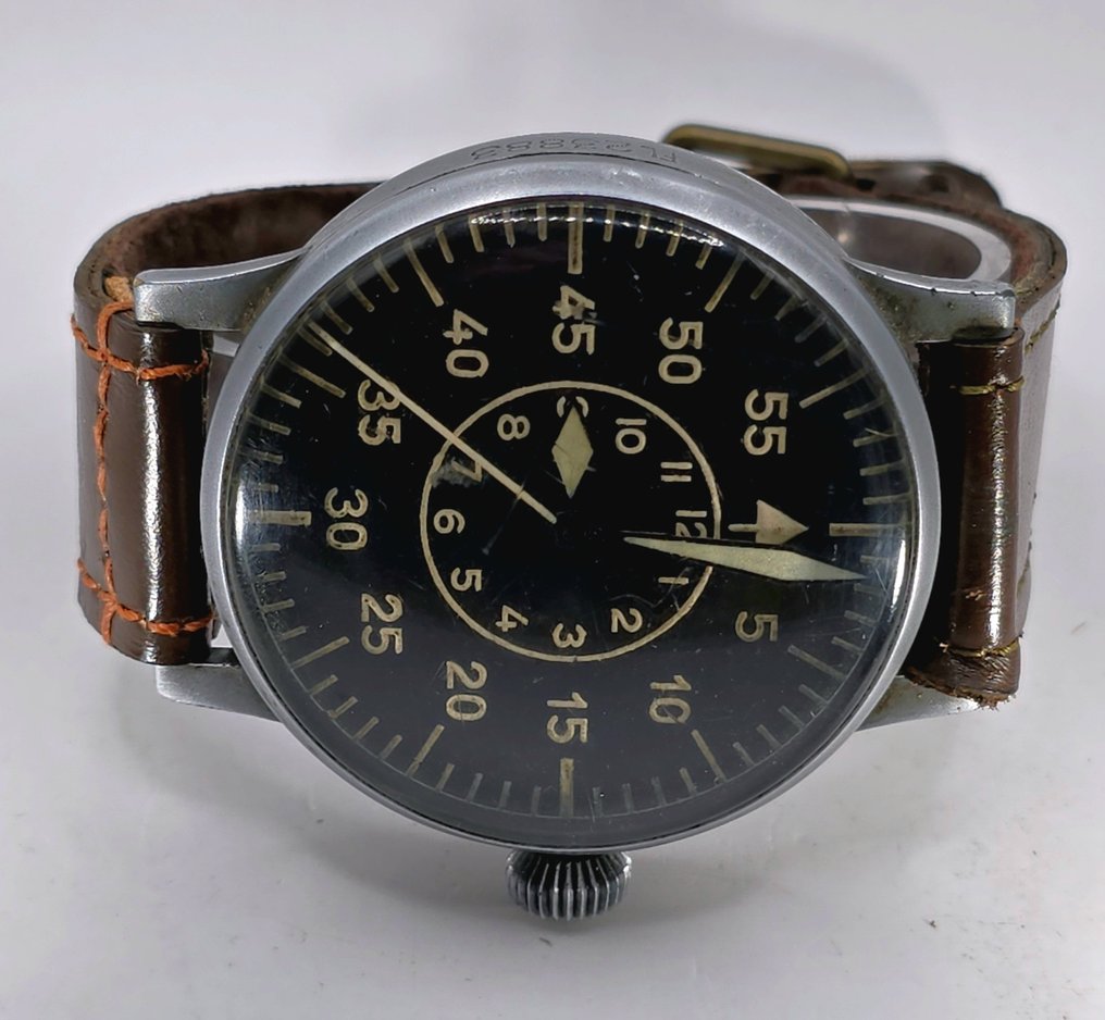 Laco (Lacher & Co Pfortsheim) - Fliegeruhr der deutsche Luftwaffe - Uhr Nr. 2556 - Kaliber Durowe - Deutschland um 1940 - Herre - 1940 #3.2