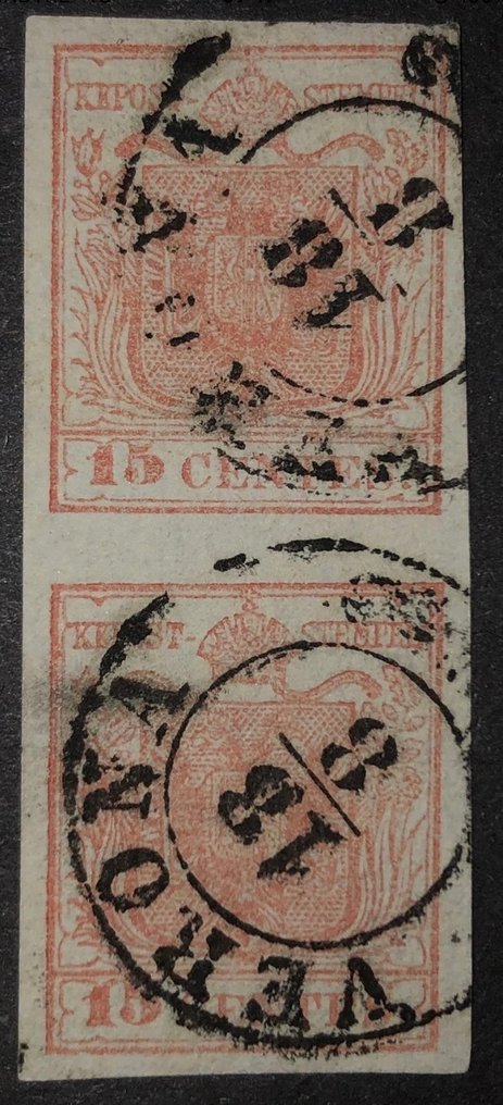 Αυστρία 1850/1851 - Αυστρία 15+15 σεντ ΙΙ τύπος 1851 ζεύγος Υψηλή ποιότητα #1.0