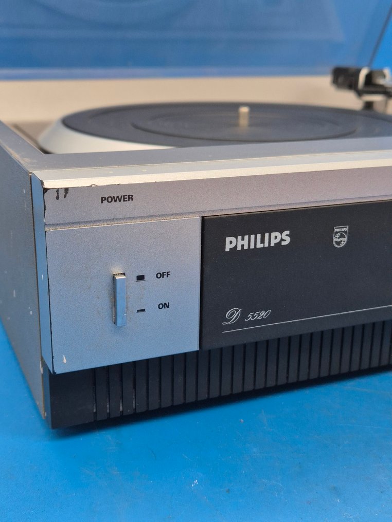 Philips - D 5520 – Tocador de discos estéreo com amplificador integrado – Tecnologia de transistores Gira-discos #1.0