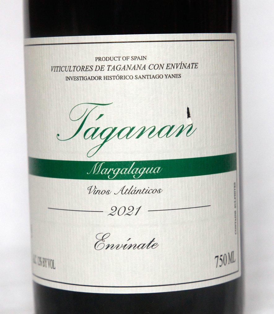 2021 Envinate, 'Taganan' Parcela Margalagua - Tenerife - 1 Pullo (0.75L) #1.0