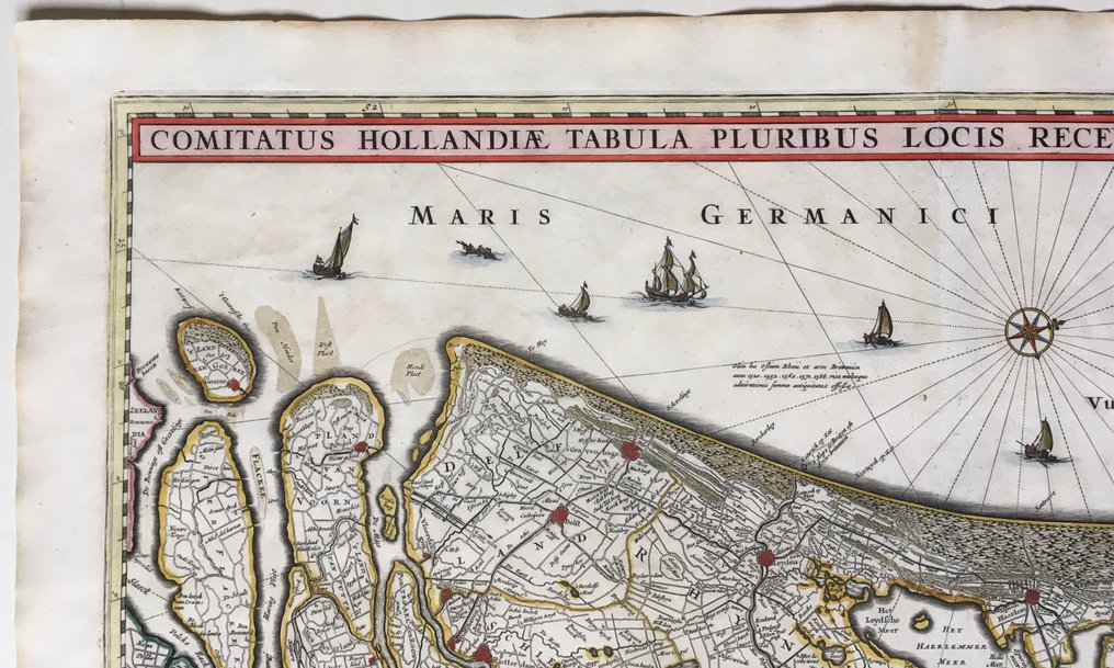 Netherlands - North and South Holland, Utrecht; C.J. Visscher - Comitatus Hollandiae ... - 1681-1700 #3.2