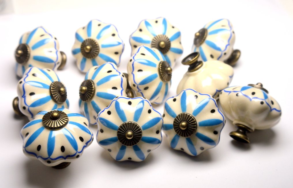  Χερούλι πόρτας (12) - 1960-1970 - Χειροποίητες κεραμικές λαβές  #1.0