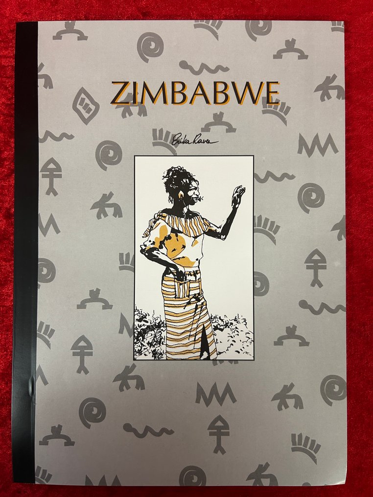 Zimbabwe - Studio Raven uitgaven - Zimbabwe - opdrachttekening aan Hans Matla - 1 Album - Limited and numbered edition - 1992 #1.0