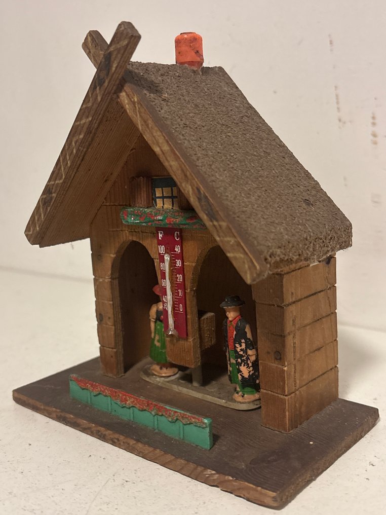 Γλυπτό, Weerhuisje - 14.5 cm - Ξύλο #2.1