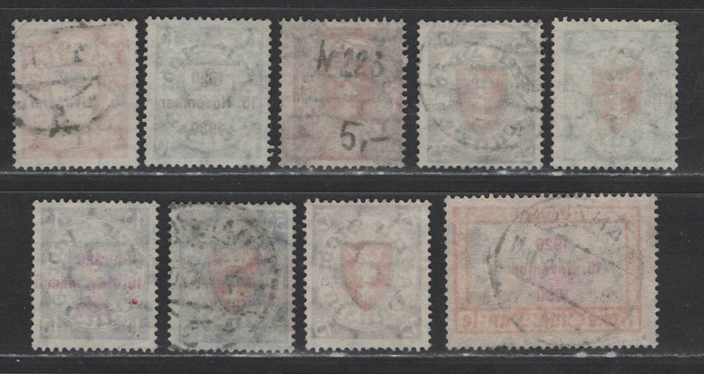 Danzig 1930 - 10 years city Danzig, except for two values completely - Michel 220-230 ohne 222 und 226 #2.1