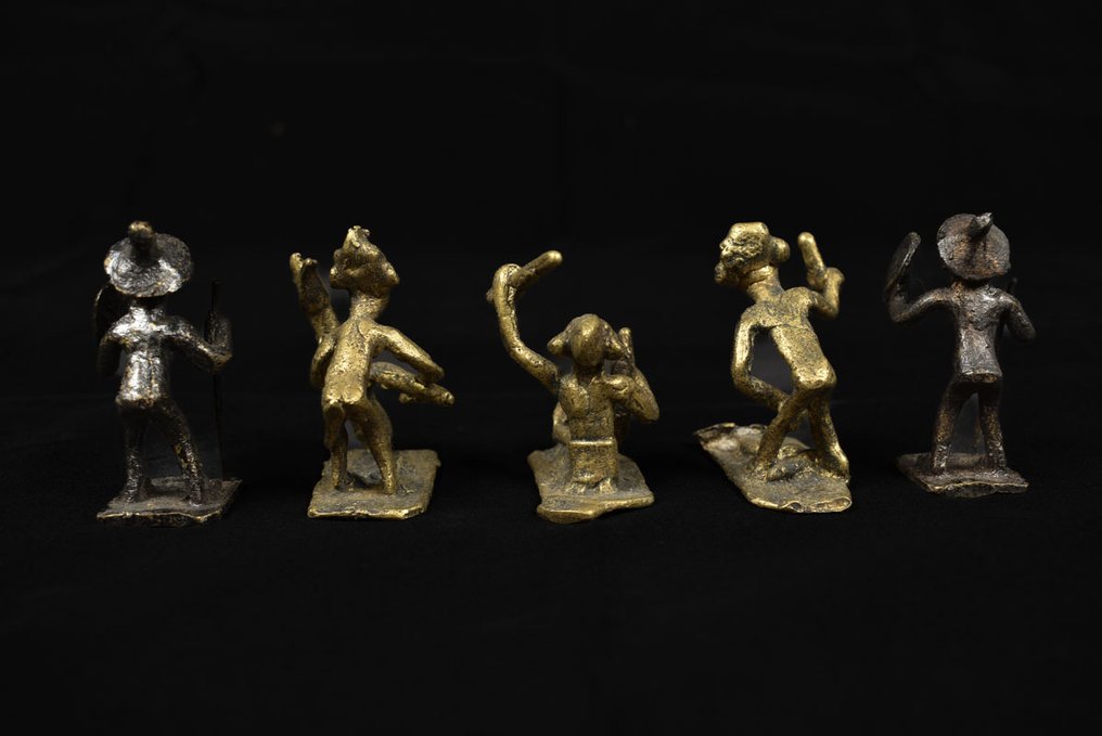 Αριθμοί βάρους χρυσού (5x) - Asante - Γκάνα  (χωρίς τιμή ασφαλείας) #4.3