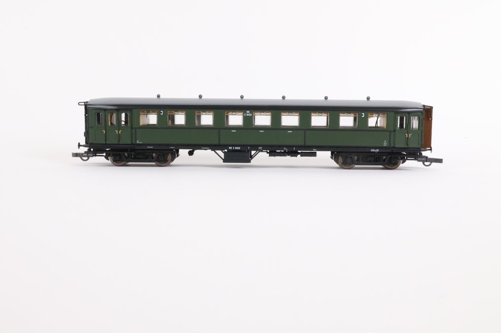 Roco H0 - 44982/-982.1 - 模型客運火車 (2) - Blokkendoos C8101 和 C8102 控制台/中间车厢 - NS #2.1