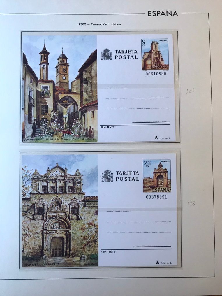 Ισπανία 1981/2013 - Συλλογή καρτών, ολόκληρα postcards - Ισπανία 1981/2013. - Edifil #2.1