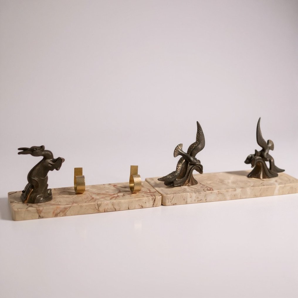 Desk set  (2) - Marble, Spelter #3.2