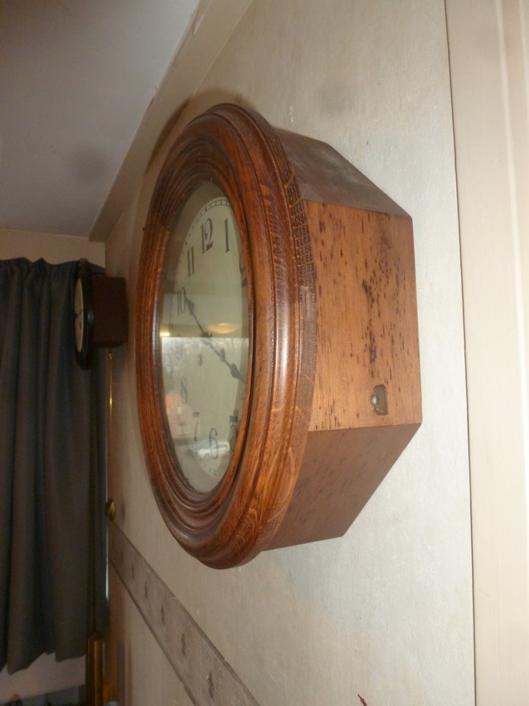 酒馆/酒吧时钟 -   - 橡木 - 1980-1990 #1.0