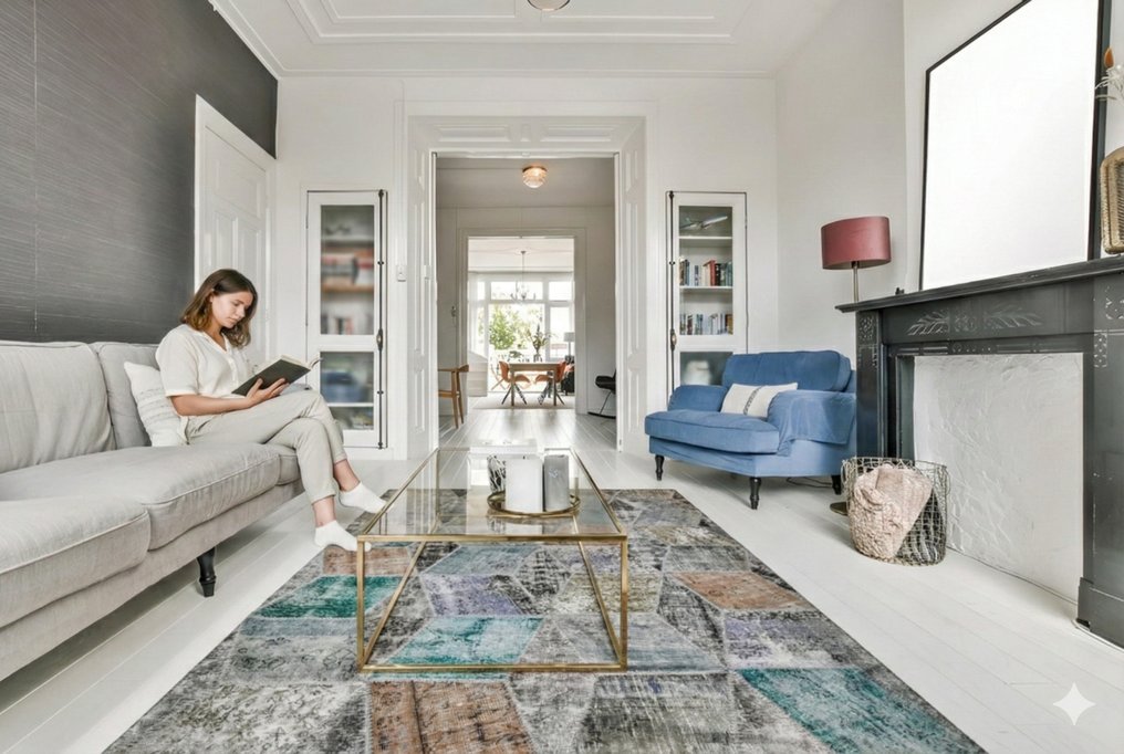 Patchwork Cube Art - Dywanik - 295 cm - 210 cm - z certyfikatem #1.0