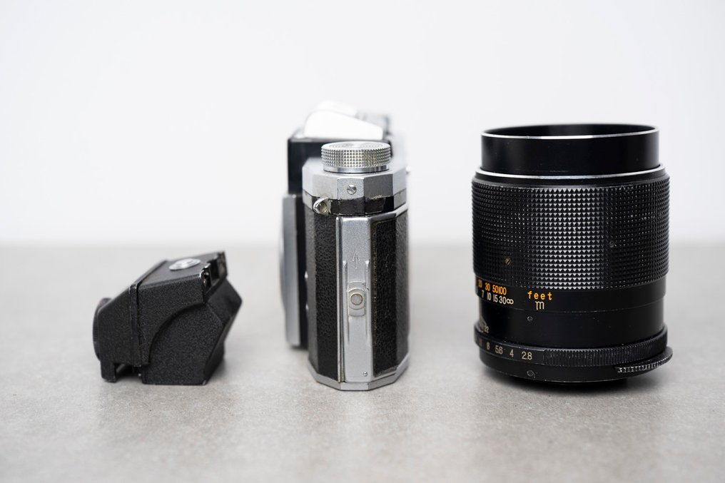 KW (Kamera-Werkstätten) Praktica + Alfotar 2,8/135mm + eye-level viewfinder - M42 | Egylencsés reflex fényképezőgép (SLR) #2.1