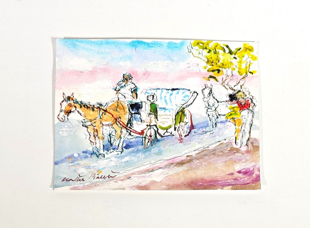 Walter Piacesi (1929-2022) - L'attesa del vetturale #2.1