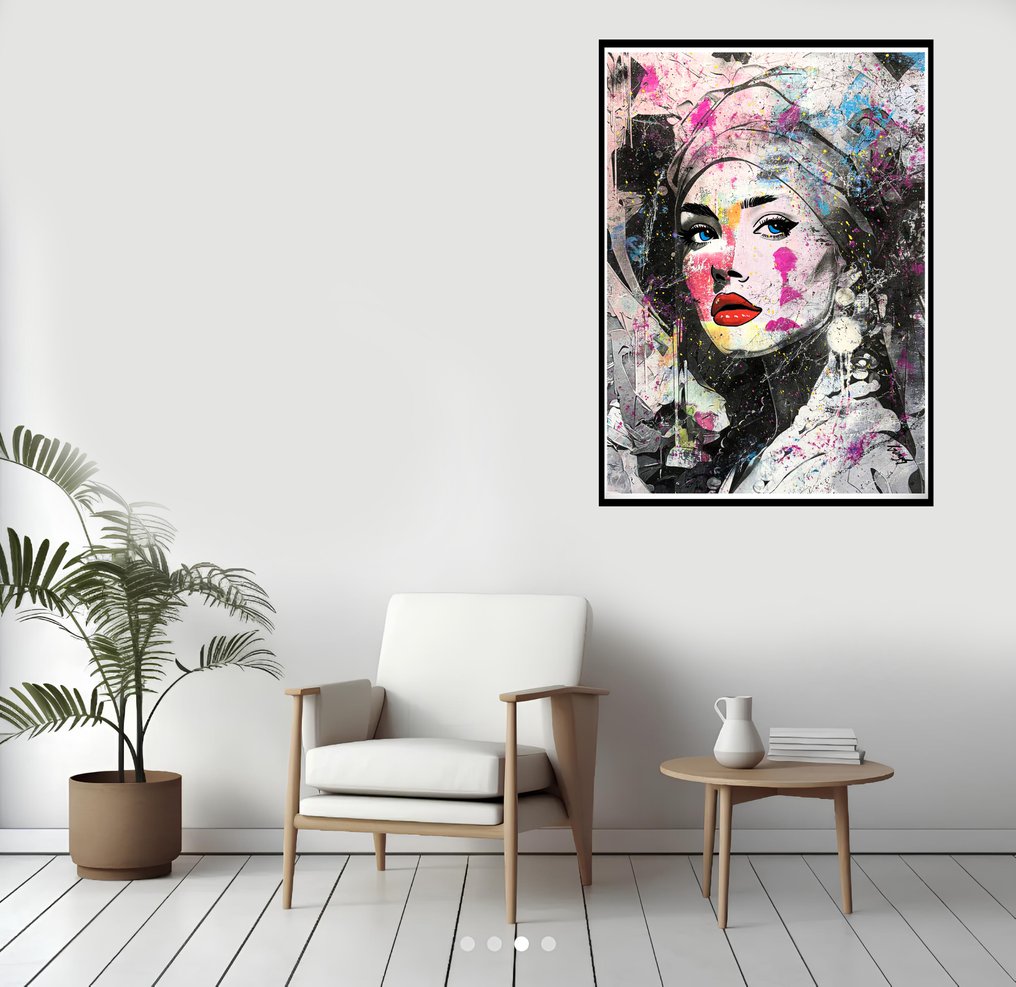 Gongas - Girl with a Pearl - Modern Edition - XL No Reserve #2.1