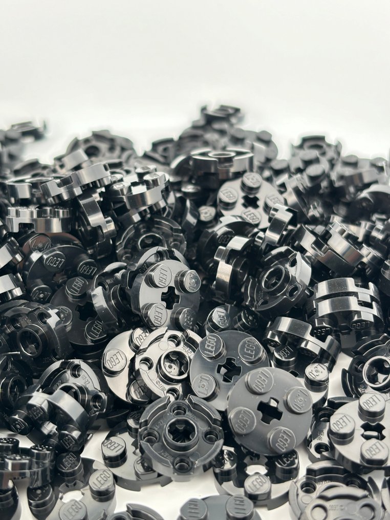 Lego Téglák - LEGO Bricks - Lego round 2x2 zwart 500 stuks NIEUW #1.0