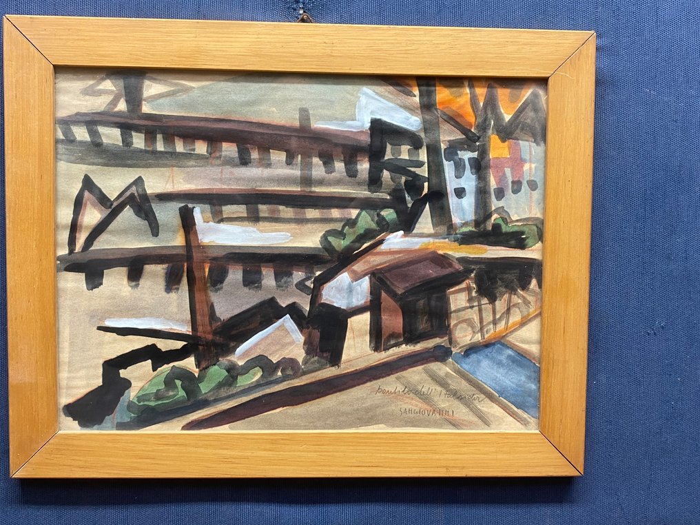 Mario Sangiovanni (1939) - Bagnoli (il pontile dell'Italsider) #4.3